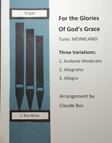 For the Glories of God's Grace Organ sheet music cover